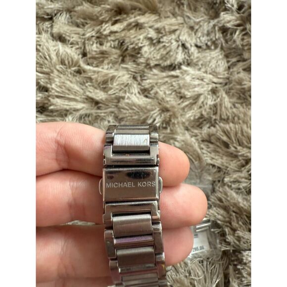 Michael Kors Kinley Silver Gem Pave Watch